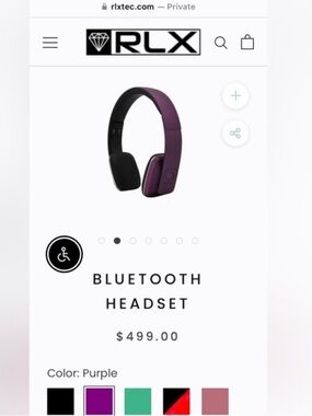 💜 RLX BLUETOOTH HEADSET 🎧